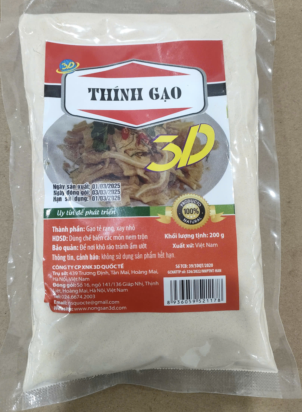 Bột 3D